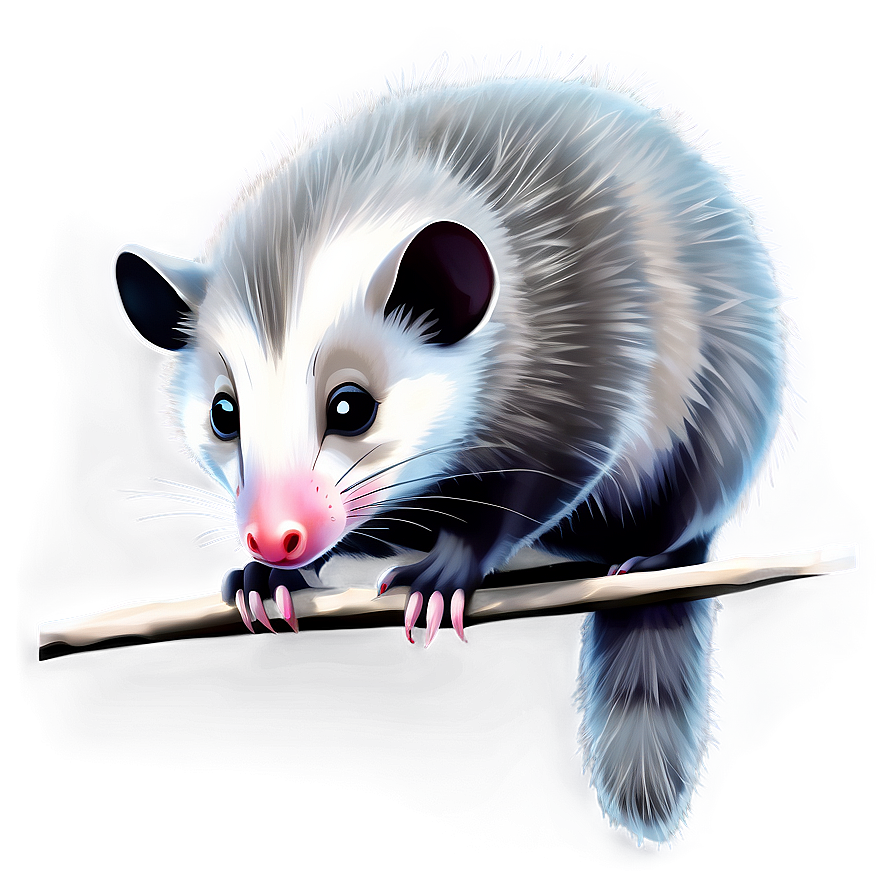 Winter Possum Scene Png Wfl PNG image