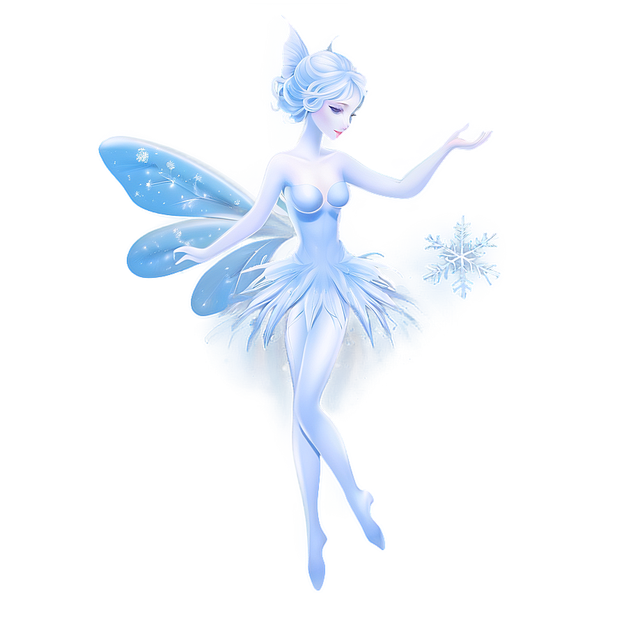 Winter Snow Fairy Png 05062024 PNG image