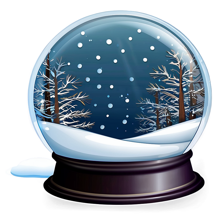 Winter Snow Globe Png 05032024 PNG image