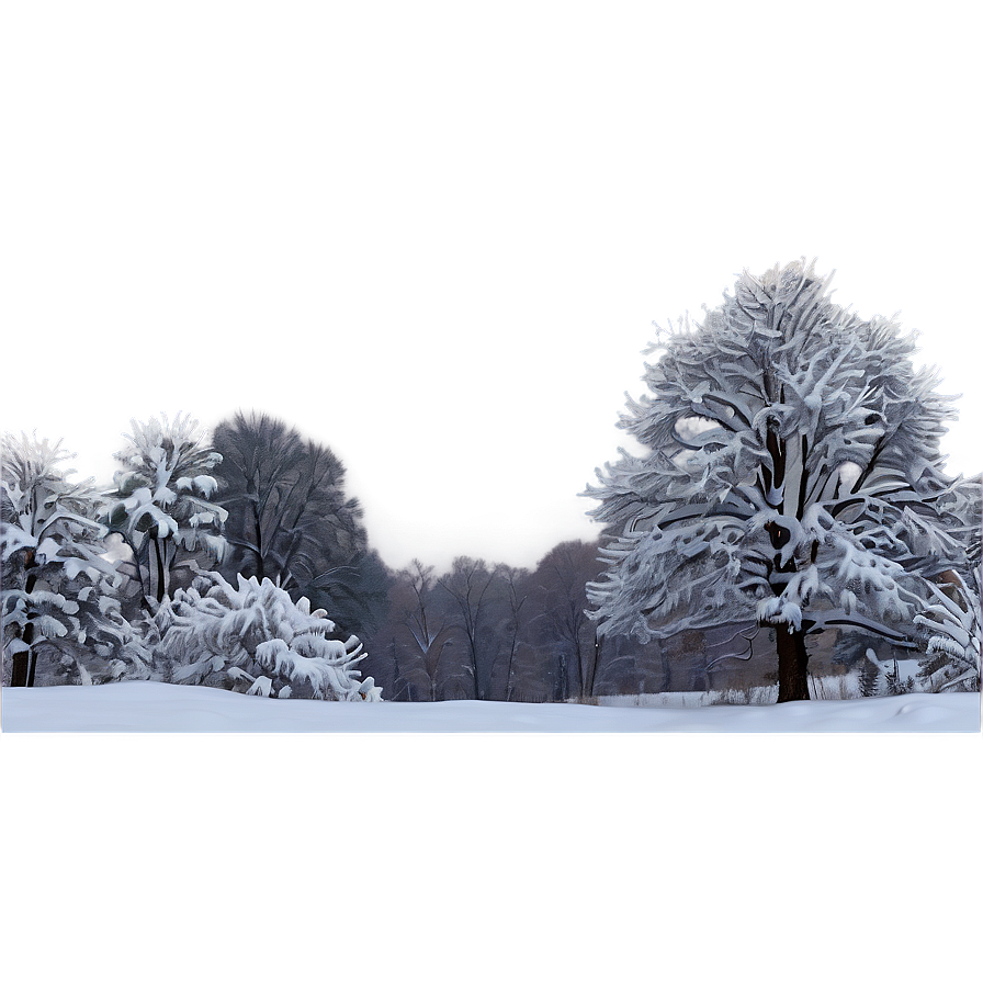 Winter Snow Scene Photo Png Ktq PNG image