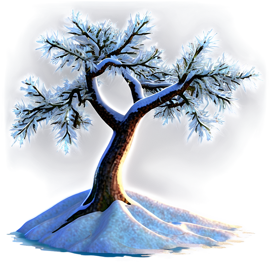 Winter Snow Tree Png 06272024 PNG image