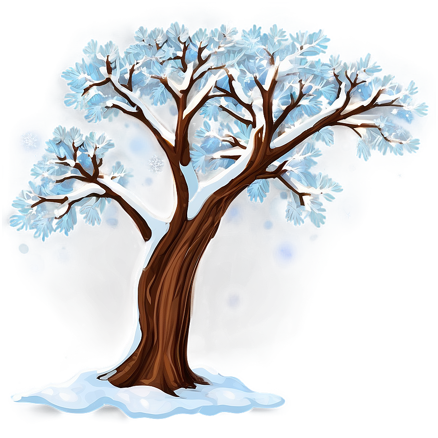 Winter Snow Tree Png Ajs PNG image