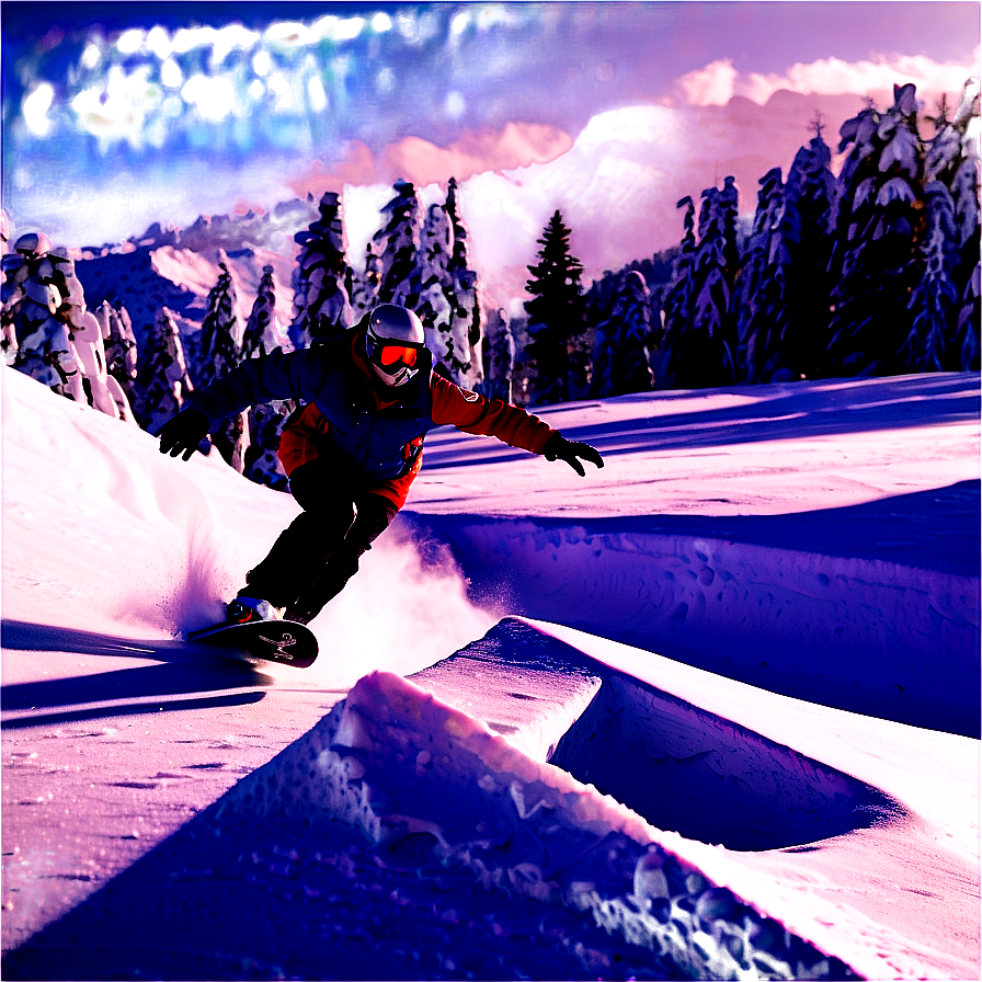 Winter Snowboard Png Jas34 PNG image