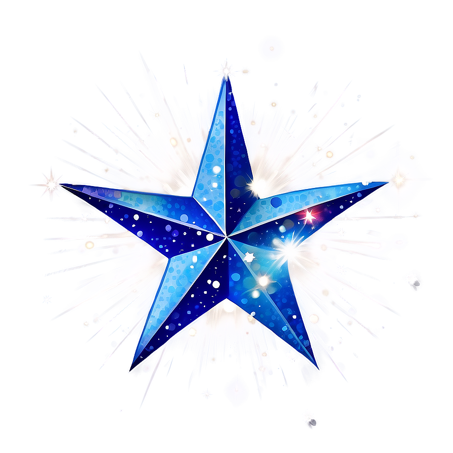 Winter Sparkle Stars Png 3 PNG image