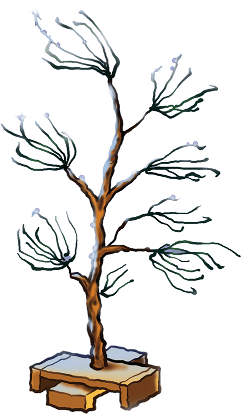 Winter Tree Illustration PNG image