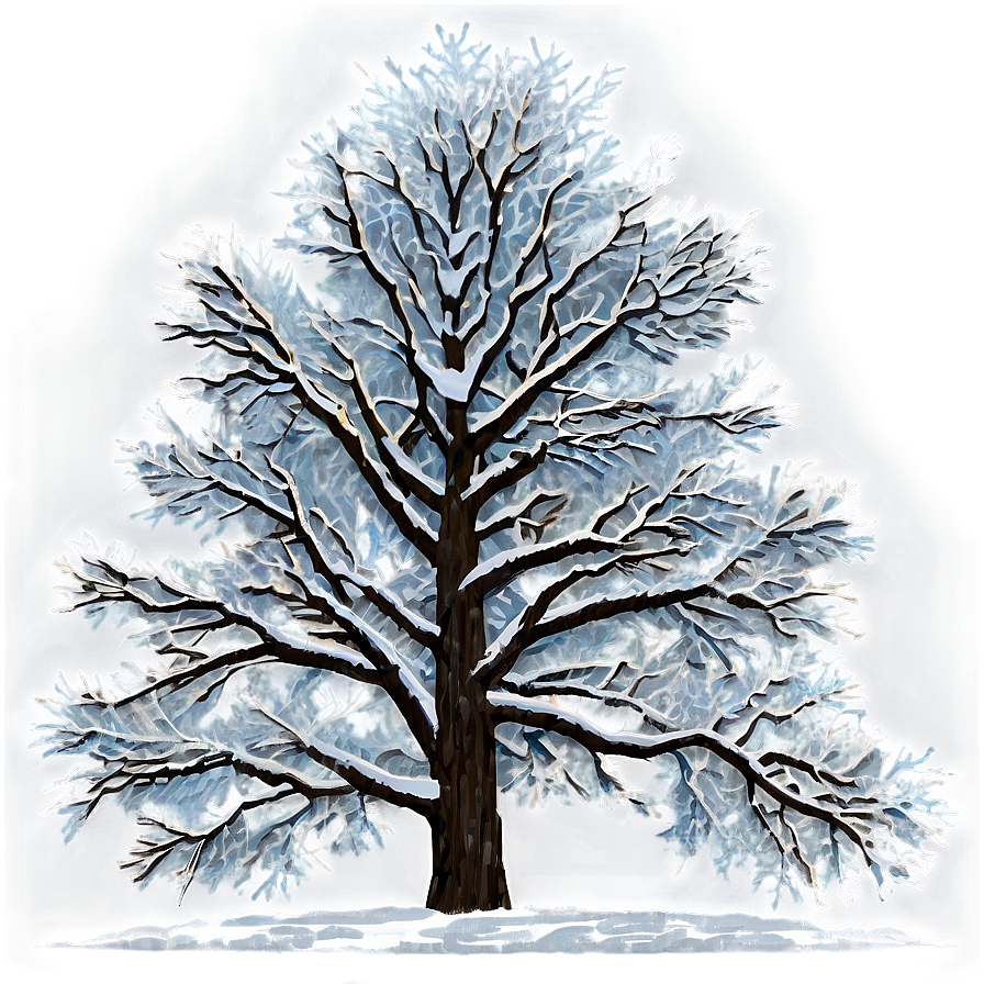 Winter Trees In Blizzard Png 69 PNG image