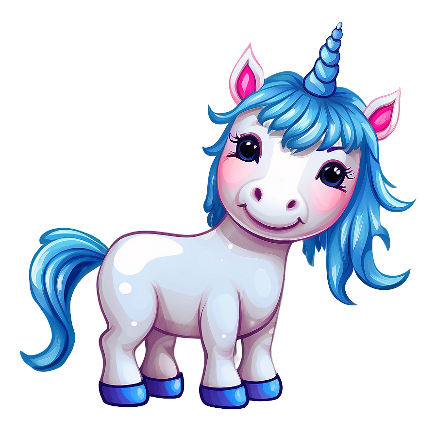 Winter Unicorn Clipart Png Sjh13 PNG image