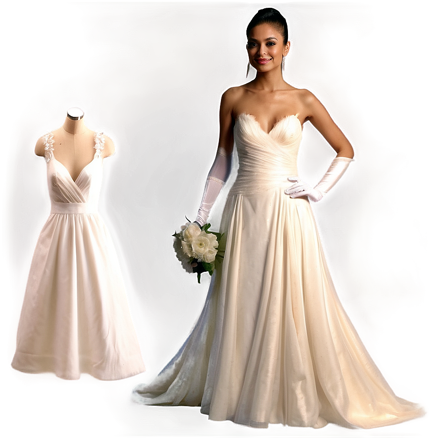 Winter Wedding Dresses Png 06262024 PNG image