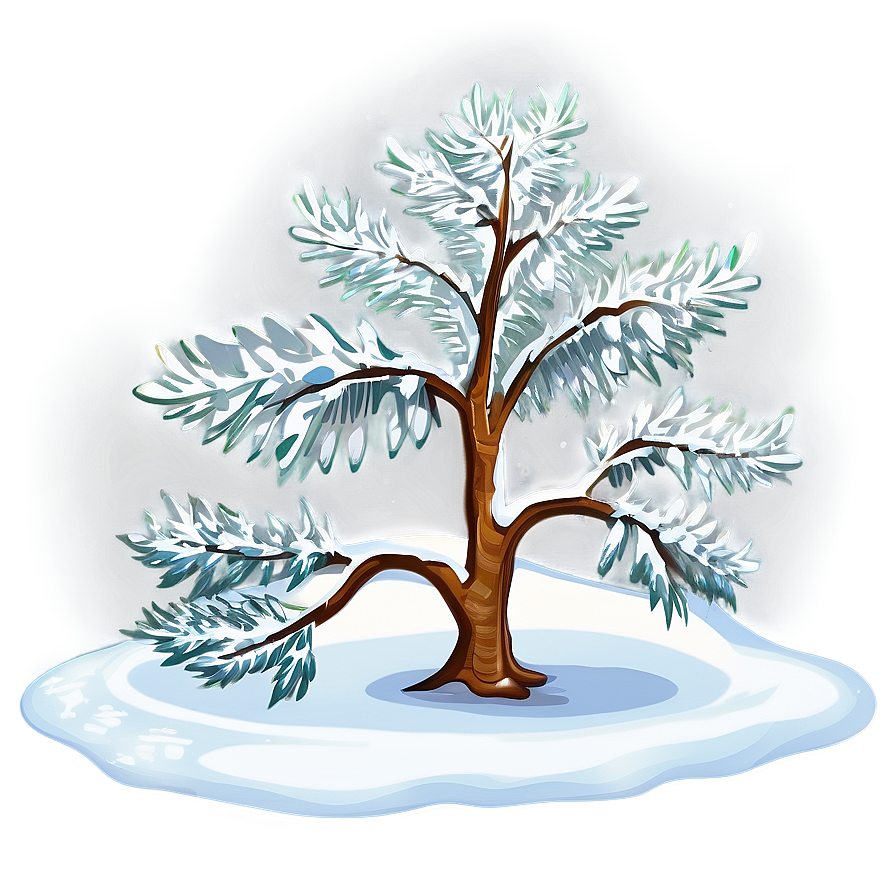 Winter White Tree Image Png 92 PNG image