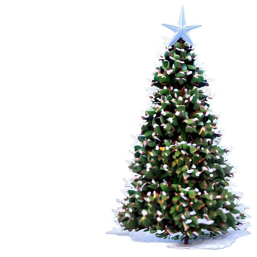 Winter Wonderland Christmas Tree Png Vou45 PNG image