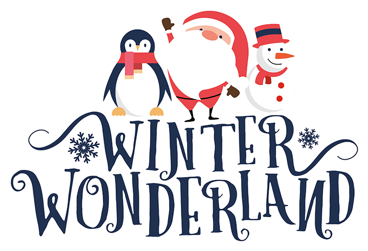 Winter Wonderland Holiday Characters PNG image