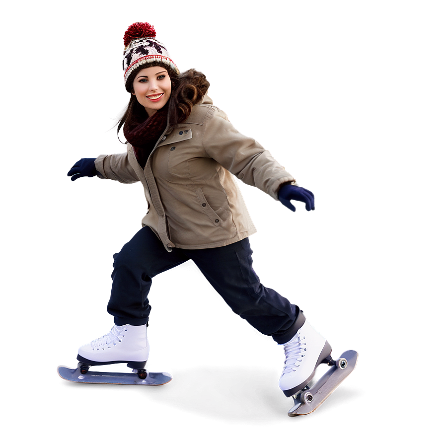 Winter Wonderland Skating Png Jqt73 PNG image