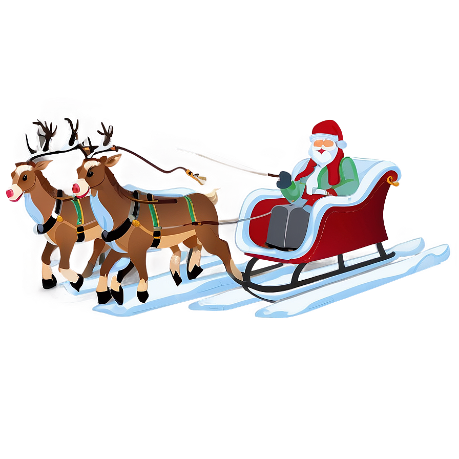 Winter Wonderland Sleigh Png Pgc6 PNG image