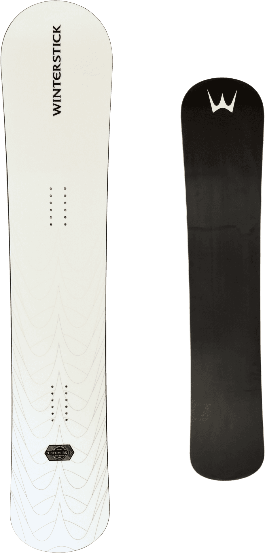 Winterstick Snowboards Dual View PNG image