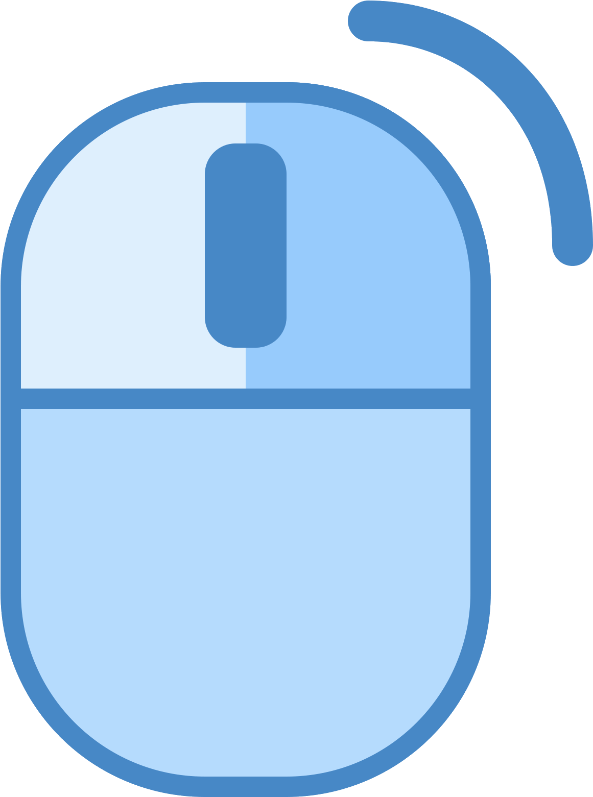 Wireless Computer Mouse Icon PNG image