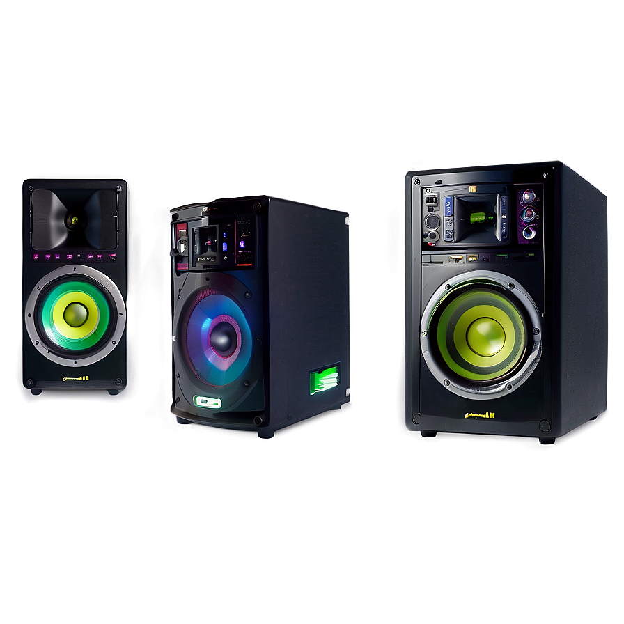 Wireless Dj Speakers Png 06292024 PNG image