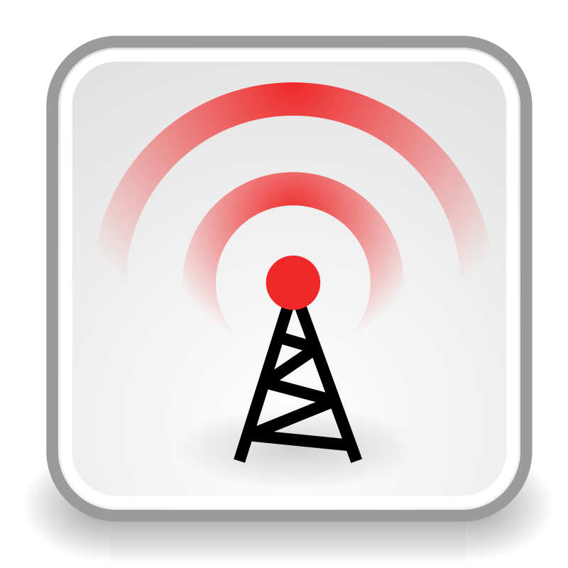 Wireless Signal Transmission Icon PNG image