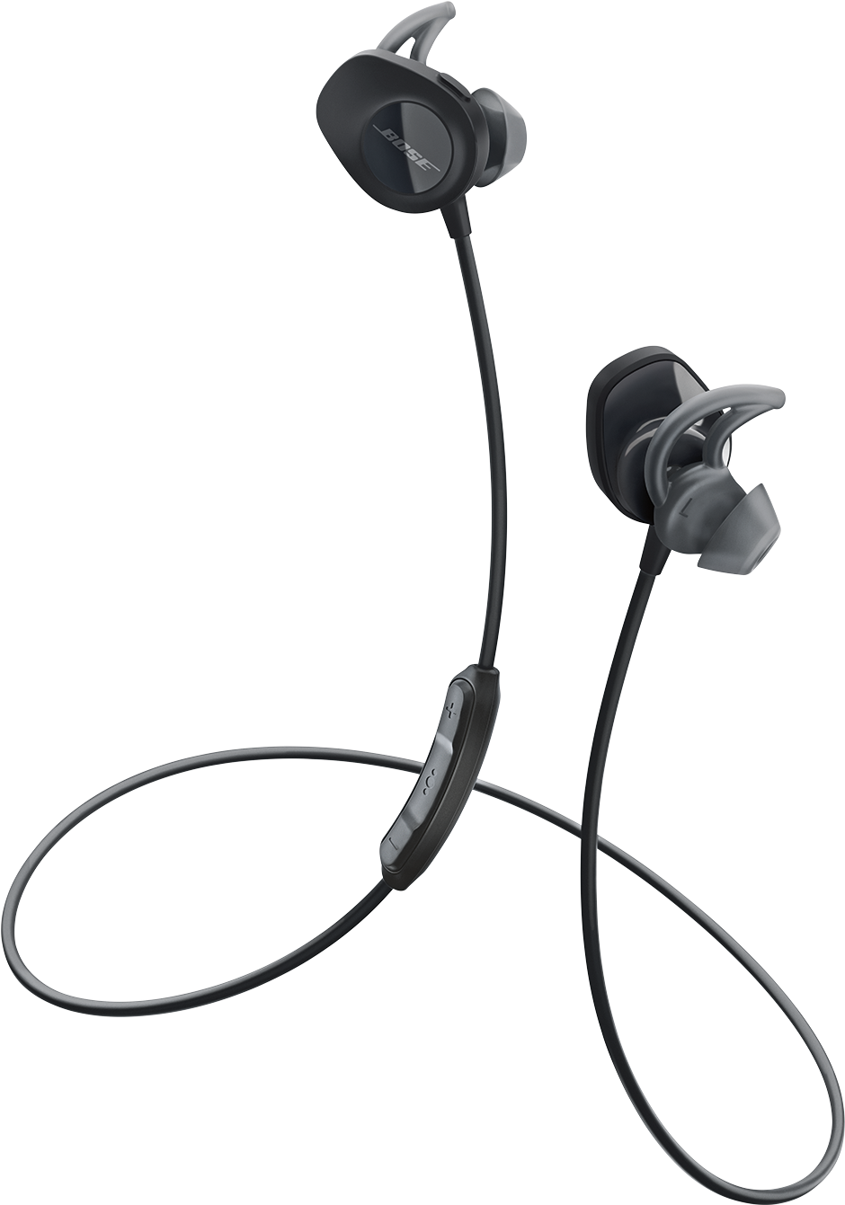 Wireless Sport Earbuds Isolated PNG image