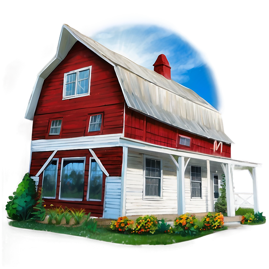 Wisconsin Farmhouse Png 06122024 PNG image