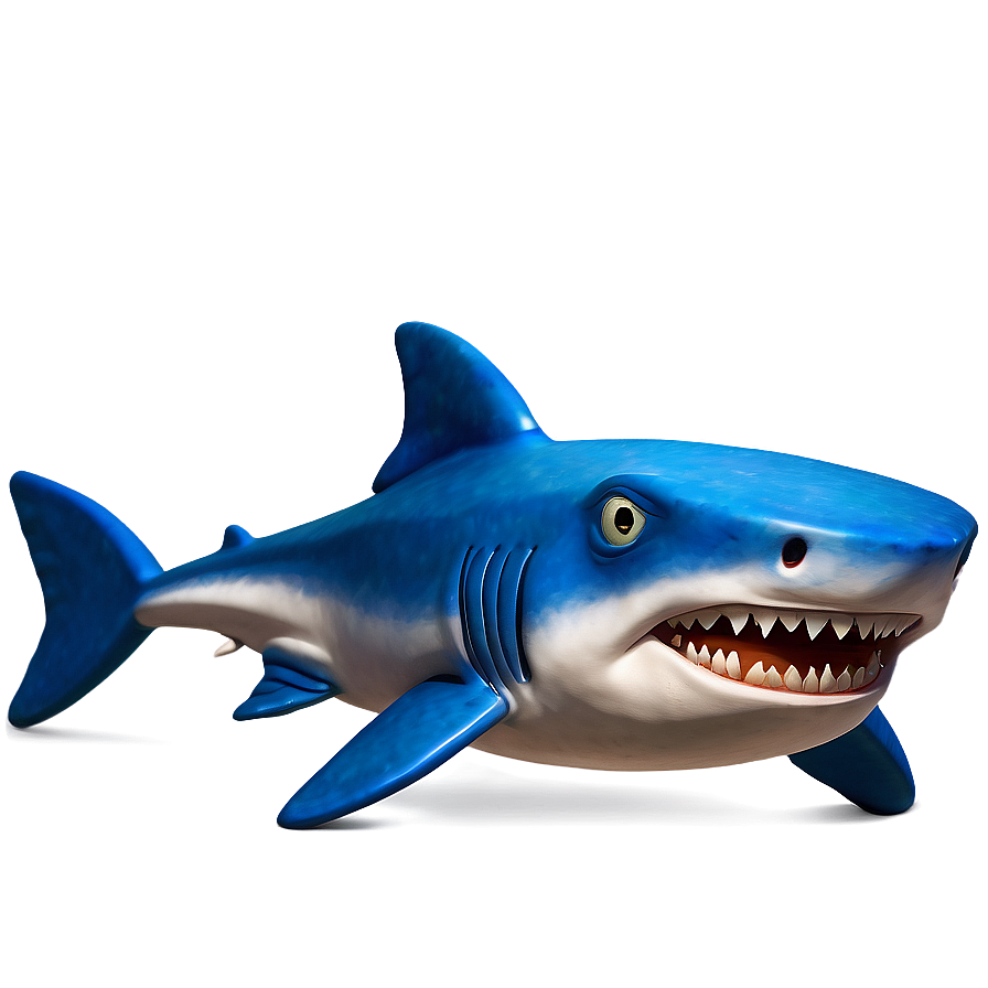 Wise Grandpa Shark Character Png Emq11 PNG image