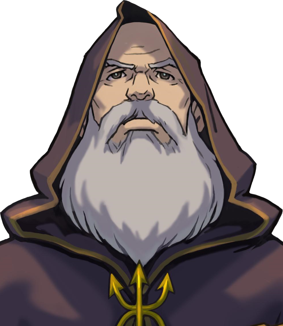 Wise Mage Portrait PNG image