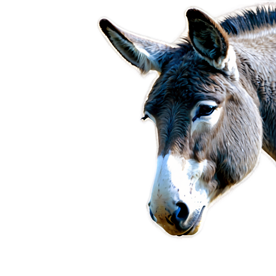 Wise Old Donkey Png 05232024 PNG image