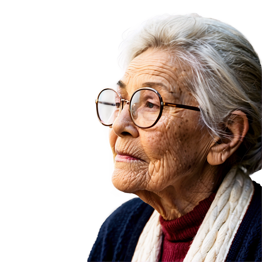 Wise Old Woman Illustration Png 59 PNG image