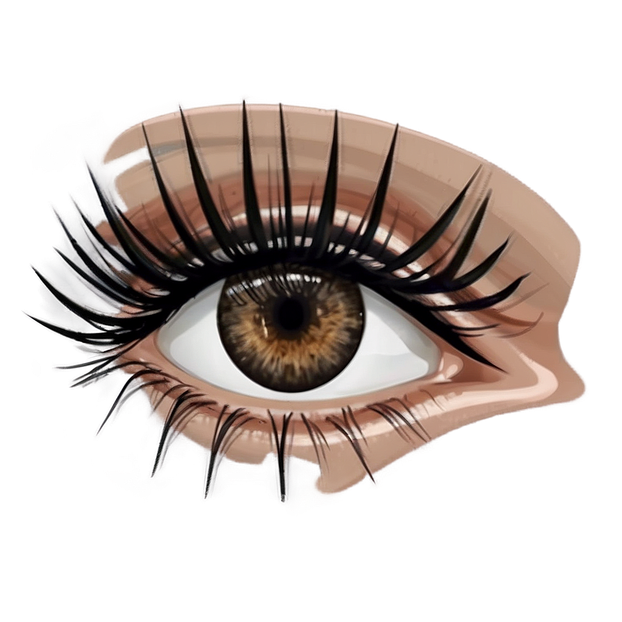 Wispy Fake Eyelashes Png 06272024 PNG image