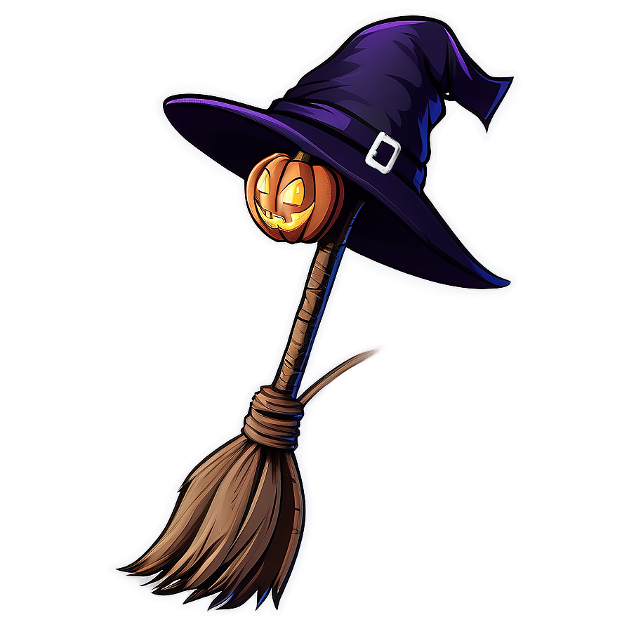 Witch Broom Design Png Umg47 PNG image