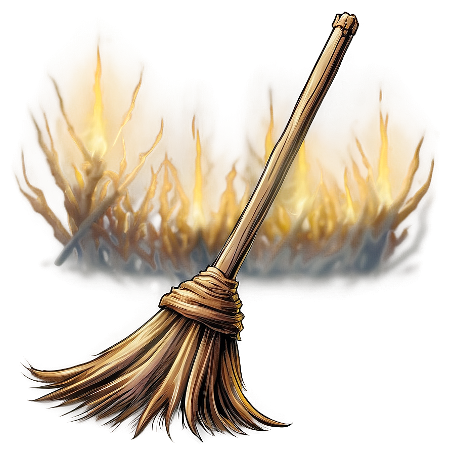 Witch Broom Spell Png 06292024 PNG image