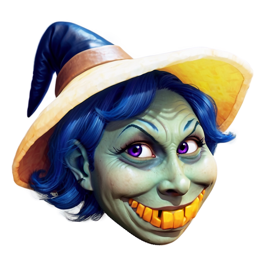 Witch Face Halloween Png Dgu PNG image