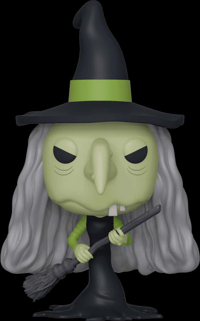 Witch Figure Nightmare Before Christmas PNG image