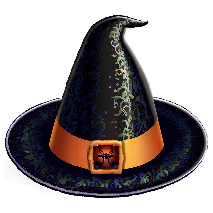 Witch Hat With Spider Png 3 PNG image