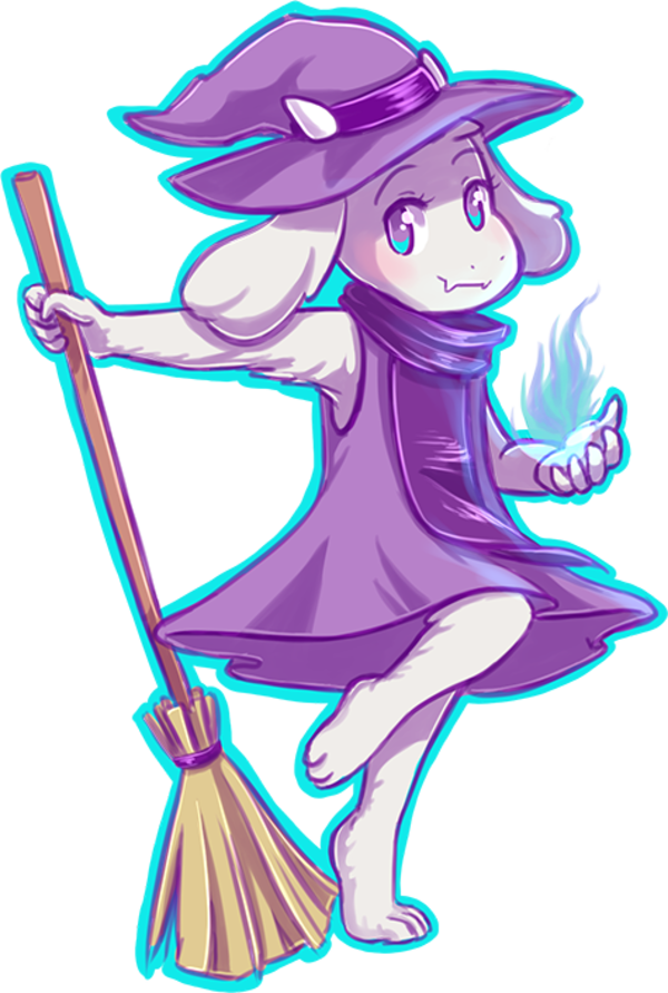 Witchy Toriel Fanart PNG image