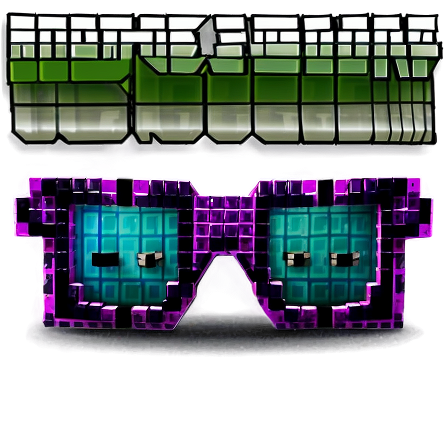 Wither Storm Minecraft Glasses Png 06282024 PNG image