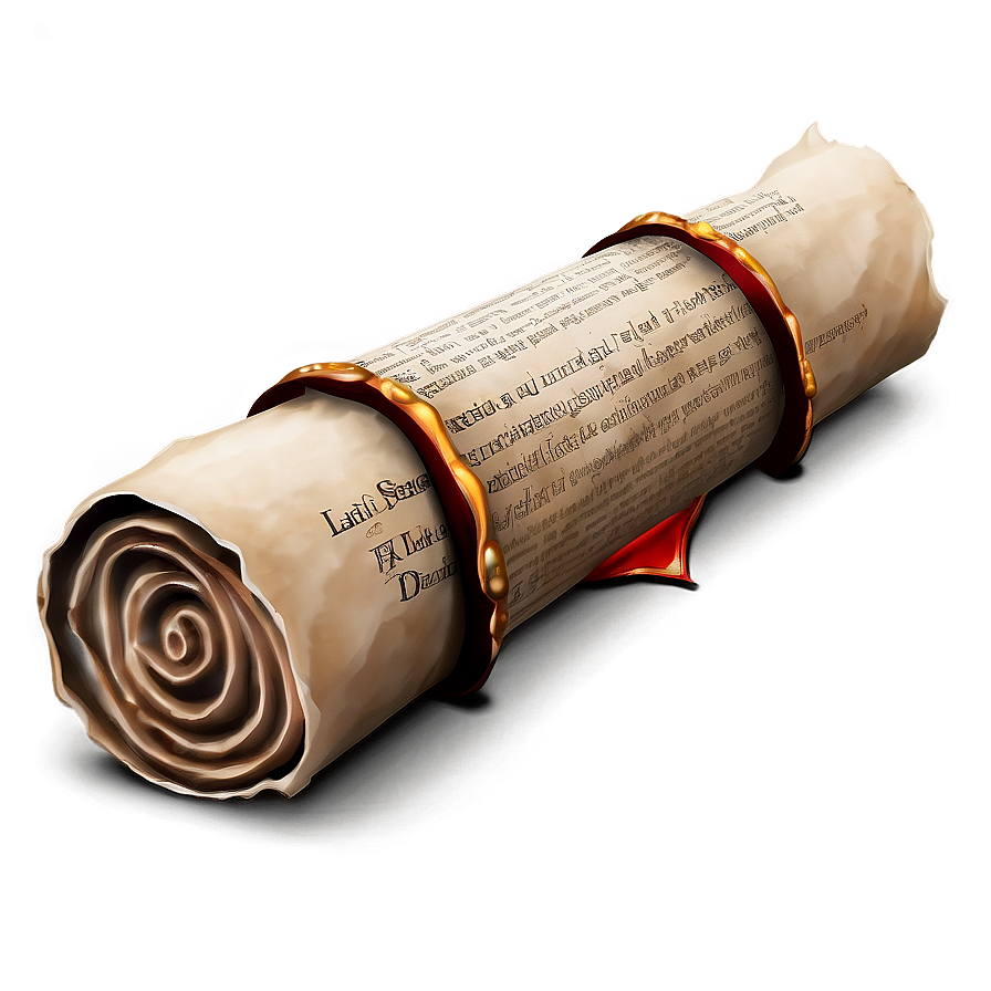 Wizard Spell Scroll Paper Png 96 PNG image