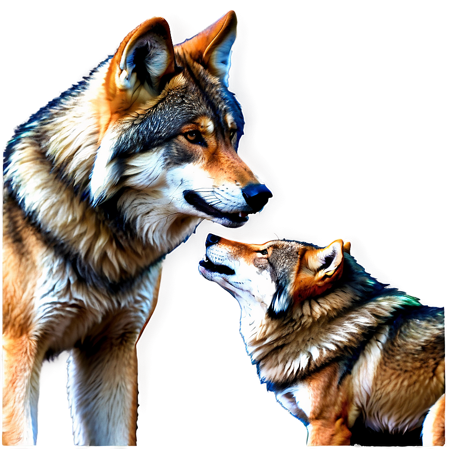 Wolf Family Love Png 13 PNG image