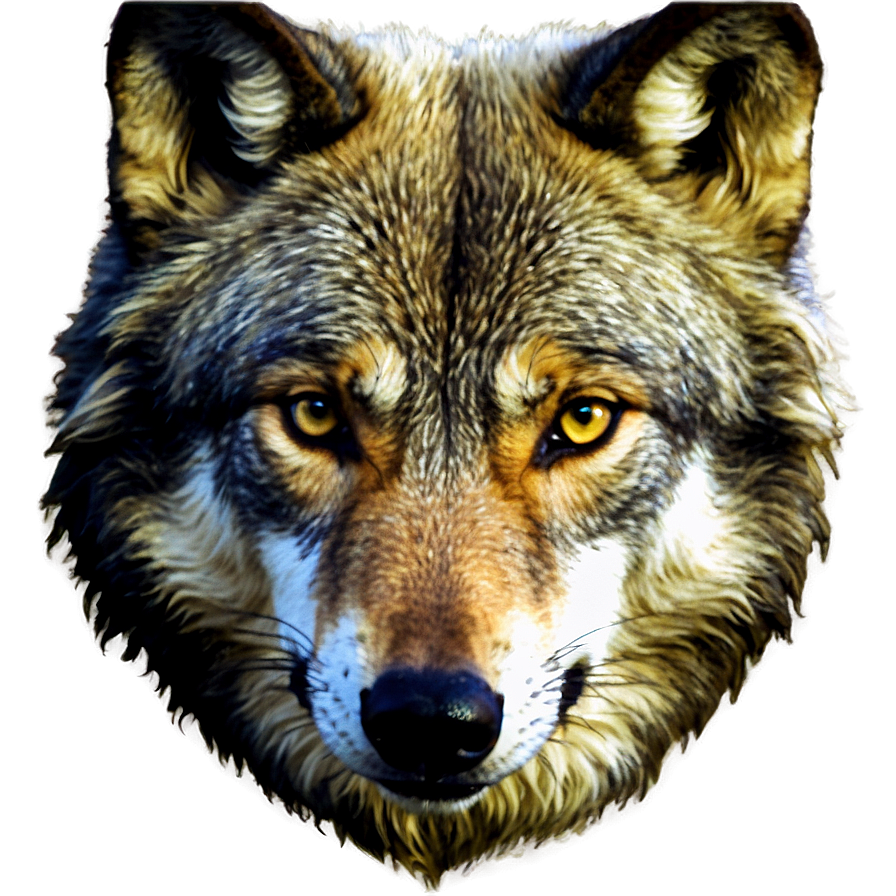 Wolf Head In Forest Setting Png 06122024 PNG image