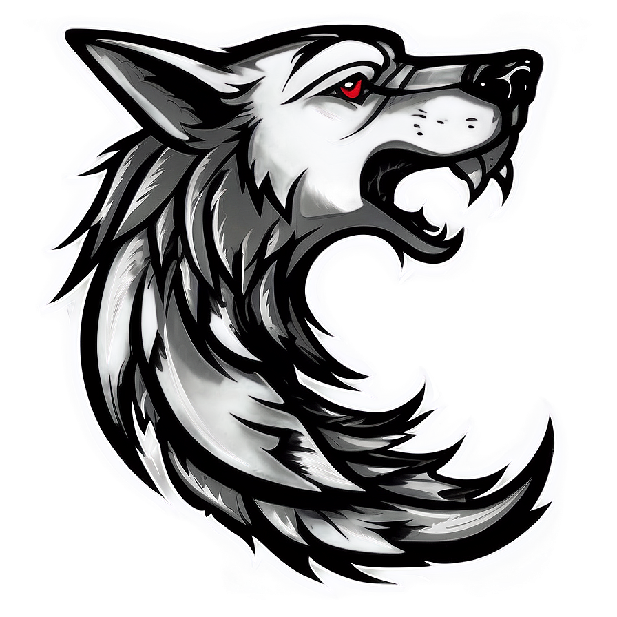 Wolf Head With Crossed Arrows Png 06122024 PNG image