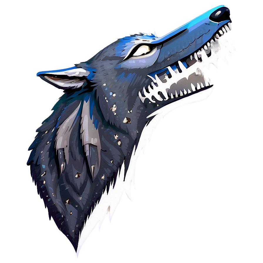 Wolf Head With Crown Royalty Png Bff PNG image