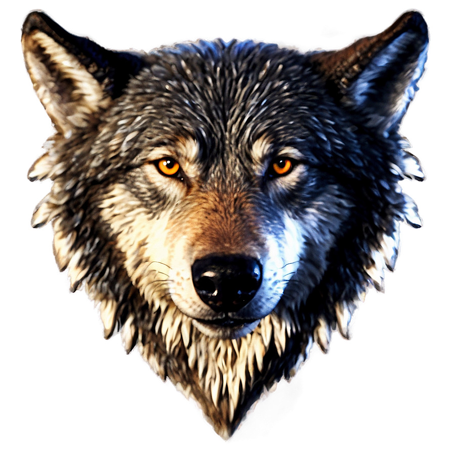 Wolf Head With Heart Love Png 28 PNG image