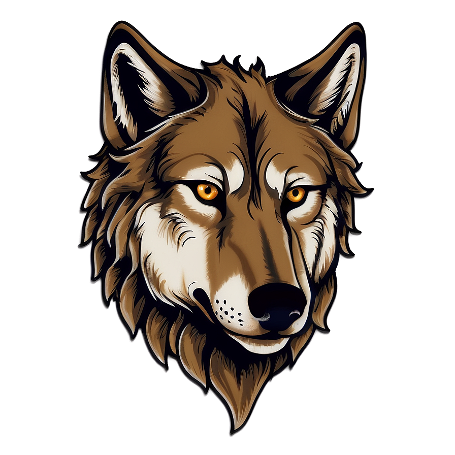 Wolf Tattoo Outline Png 47 PNG image