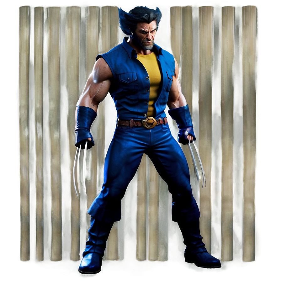 Wolverine Casual Outfit Png 81 PNG image