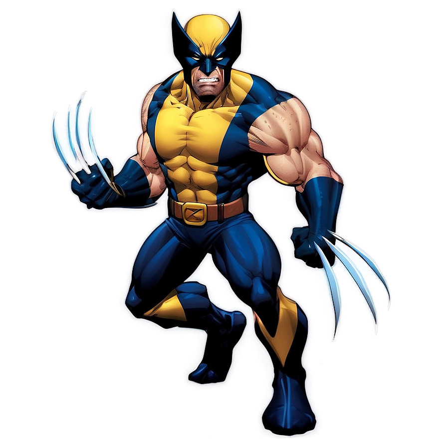Wolverine Character Art Png 8 PNG image