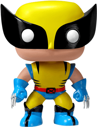 Wolverine Funko Pop Figure PNG image