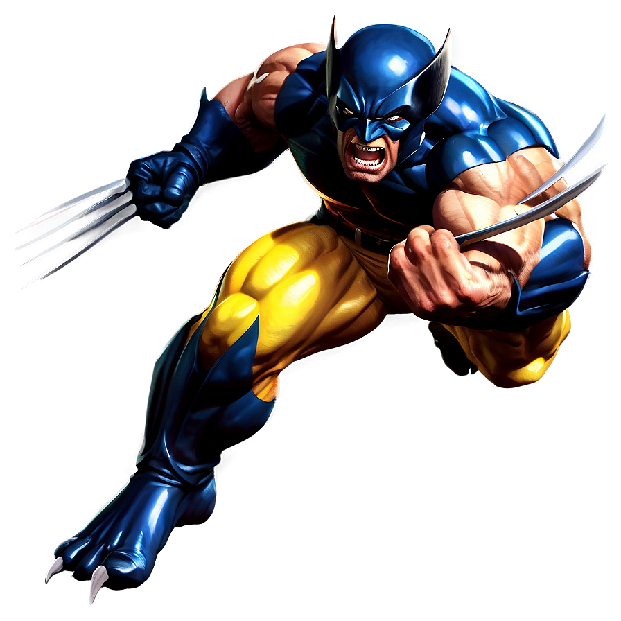Wolverine Jump Attack Png Rlv38 PNG image