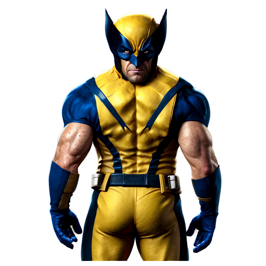 Wolverine Yellow Suit Png 05212024 PNG image