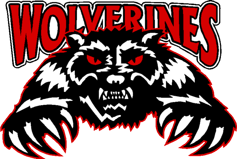 Wolverines Team Mascot Graphic PNG image