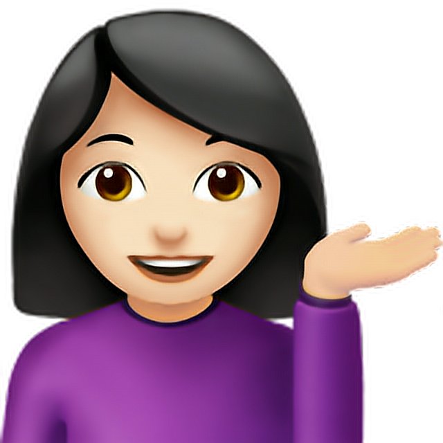 Woman Gesturing No Emoji PNG image