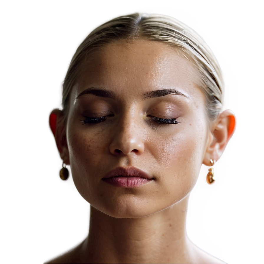 Woman Practicing Meditation Png 05232024 PNG image